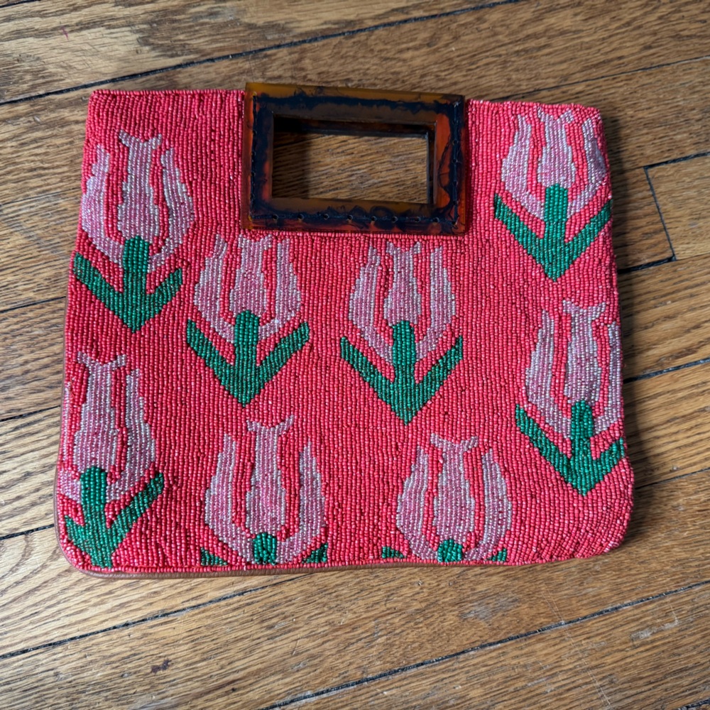 Anthropologie The Annabel Beaded Clutch - Picture 1 of 6